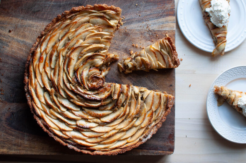 Apple Chestnut Tart